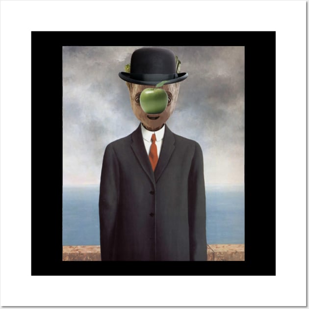 Rene Magritte Son Of Man Wall Art by naesha stores